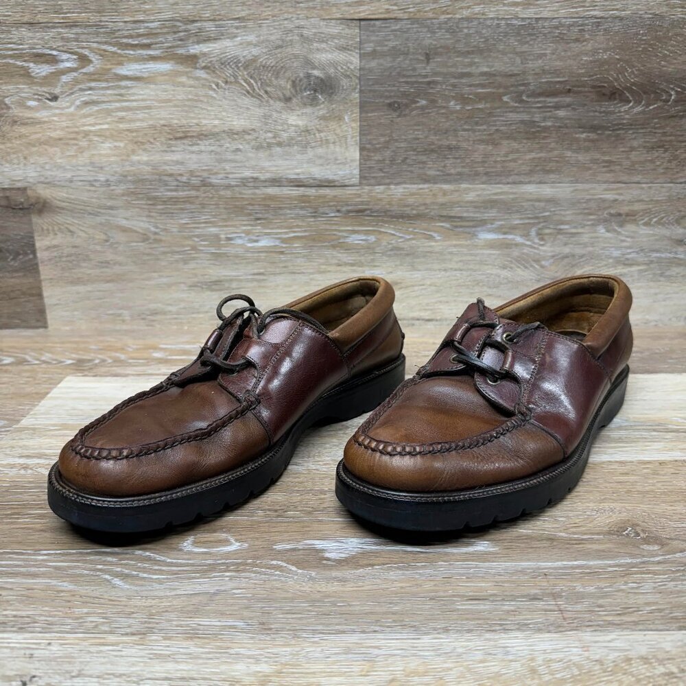 Cole Haan Country Brown Leather Deck Shoes See Pictures for Sizing